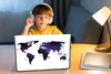 MuchoWow® Laptop Aufkleber Sticker Cover Weltkarte - Produktbild-Vorschau 3