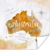 MuchoWow® Poster Weltkarte - Zusammenfassung - Australien Produktbild-Vorschau 1