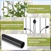 COSTWAY Rosenbogen mit Tür&Erdspieße, Gartenbogen aus Produktbild-Vorschau 8