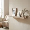 Eikenhouten wandplank, gebleekt, L70cm, MDF, smal Productafbeelding-voorbeeld 3