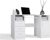 BDW, Schreibtisch mit 3 Schubladen, 120×75×60 cm, 1 Produktbild-Vorschau 4