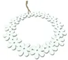 Holz Blumenkranz weiß Ø 35cm mit Kordel Holzkranz Produktbild-Vorschau 2