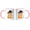 Katzen Hexe Tasse Rosa Halloween Catlover Katzenliebhaber Produktbild-Vorschau 3