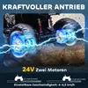 AIYAPLAY 24V Elektro Quad für Kinder mit 2 Motor, 2 Sitzer, Produktbild-Vorschau 4