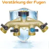 4-Wege-Verteiler, 3/4 Zoll Wasseranschluss Produktbild-Vorschau 2