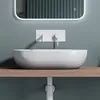 doporro Lavabo vasque à poser blanc 60cm lave main Voir les images du produit 5