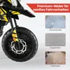 12V dětská elektrická motorka s pomocnými kolečky, černá Náhled obrázku produktu 4