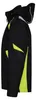 DASSY Softshell jas KALAMA, maat L, zwart/geel Productafbeelding-voorbeeld 6