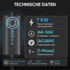 Chargeur EV mobile, borne murale 7 kW, type 2, câble de Voir les images du produit 5