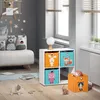 Skladací box Vicco  Oranžová/modrá 30 x 30 cm Súprava 2, Náhľad obrázku produktu 4