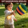 6er Set Wurfspiel Säckchen, handgewebt, mehrfarbig, Produktbild-Vorschau 2