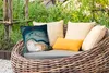 MuchoWow® Outdoor Kissen - Marmor - Farbe - Glitter - Gold Produktbild-Vorschau 3