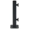 vidaXL Pied de parasol pour mât Ø32/34/38 mm noir mat acier Voir les images du produit 1