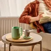 Teetasse mit Sieb und Deckel - Keramik Türkis - Hält Lange Produktbild-Vorschau 6