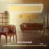 B.K.Licht Pannello LED telecomando 58x20cm squadrato 22W Anteprima dell’immagine prodotto 8