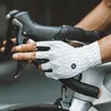 Rockbros Fahrradhandschuhe Rennrad L Weiß-Schwarz Produktbild-Vorschau 2