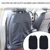 Rückenlehnenschutz Auto 2 Stück mit Organizer und Produktbild-Vorschau 7