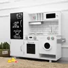 Baby Vivo Kinderküche Spielküche aus Holz - Bruno mit Tafel Produktbild-Vorschau 3