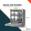 homeX DWFS601449E-S Geschirrspüler 60 cm, Spülmaschine Produktbild-Vorschau 4