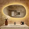 S'AFIELINA 85×50 cm Miroir asymétrique LED - miroir de Voir les images du produit 2