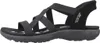 Skechers Slip-Ins: Reggae Slim  Sandalen Plat - Zwart - Voir les images du produit 9