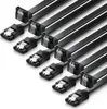 deleyCON 6x 50cm SATA 3 Kabel im Set SATA III Datenkabel - Produktbild-Vorschau 1