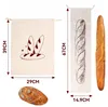 4 Stück Leinen Brotbeutel wiederverwendbar für Produktbild-Vorschau 7