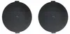 Two black circular carbon filters are shown against a white background. Produktbild-Vorschau
