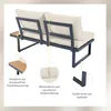 Flieks Gartenlounge-Set 5 Sitzer, Balkonmöbel Set mit Produktbild-Vorschau 5