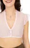 Dirndlbluse Waldbrunn Flügelarm puderrosa 32 Produktbild-Vorschau 5