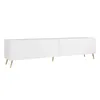 Idohome TV Lowboard Angel 200 cm blanc mat - Armoire TV Voir les images du produit 7