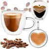 Bicchiere termico con doppio fondo, 220 ml, cuore, tazza da Anteprima dell’immagine prodotto 1
