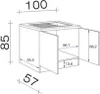 Flex Well Spülenschrank inkl Spüle Wito BxTxH 100 x 60 x 85 Produktbild-Vorschau 2