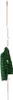A green patterned jacket hanging on a coat rack. Anteprima dell’immagine prodotto