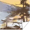 MuchoWow® Poster Kochen - Meer - Berge 50x50 cm - Produktbild-Vorschau 1