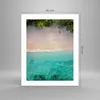 Poster - Poster ohne Rahmen - Strand Tropen Rand - 40x50 cm Produktbild-Vorschau 4