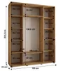 MEBLE KRYSPOL Sapporo 2 Schrank mit 3 Schiebetüren  - Produktbild-Vorschau 4