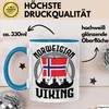 Norwegen Tasse Geschenk Skandinavien Wikinger Norwegische Produktbild-Vorschau 3