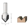 HM-V-Nutfräser D19,1 B15,9 <90° GL48 mm Produktbild-Vorschau 2