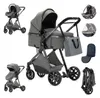 Luxus Multifunktionale 3-in-1 Kombi-Kinderwagen – Produktbild-Vorschau 1