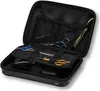 An open black barber case filled with various grooming tools. Anteprima dell’immagine prodotto
