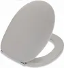 A toilet seat with a lid, shown from a diagonal angle against a white background. Produktbild-Vorschau