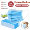 200 Stück Einweg Masken Mundschutz Persönliche Schutzmaske Produktbild-Vorschau 2