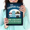 Metallschild XL mit Wohnwagen Motiv und Spruch: Des Campers Produktbild-Vorschau 3