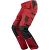 A pair of red and black work pants shown from the side. Produktbild-Vorschau