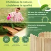 be4nature Bordure de jardin bois flexible 10 x 200 cm brun Voir les images du produit 3