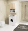Akord Wandschrank 2‑Türig Mit 1 Schublade Weiß/Sonoma‑Eiche Produktbild-Vorschau 3
