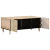 The Living Store Couchtisch 100x54x40 cm Massivholz Mango Produktbild-Vorschau 3