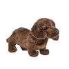 Kuscheltier Hund Dackel 19 cm dunkelbraun Plüschhund Produktbild-Vorschau 4