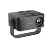 A black mini projector on a white background. Produktbild-Vorschau